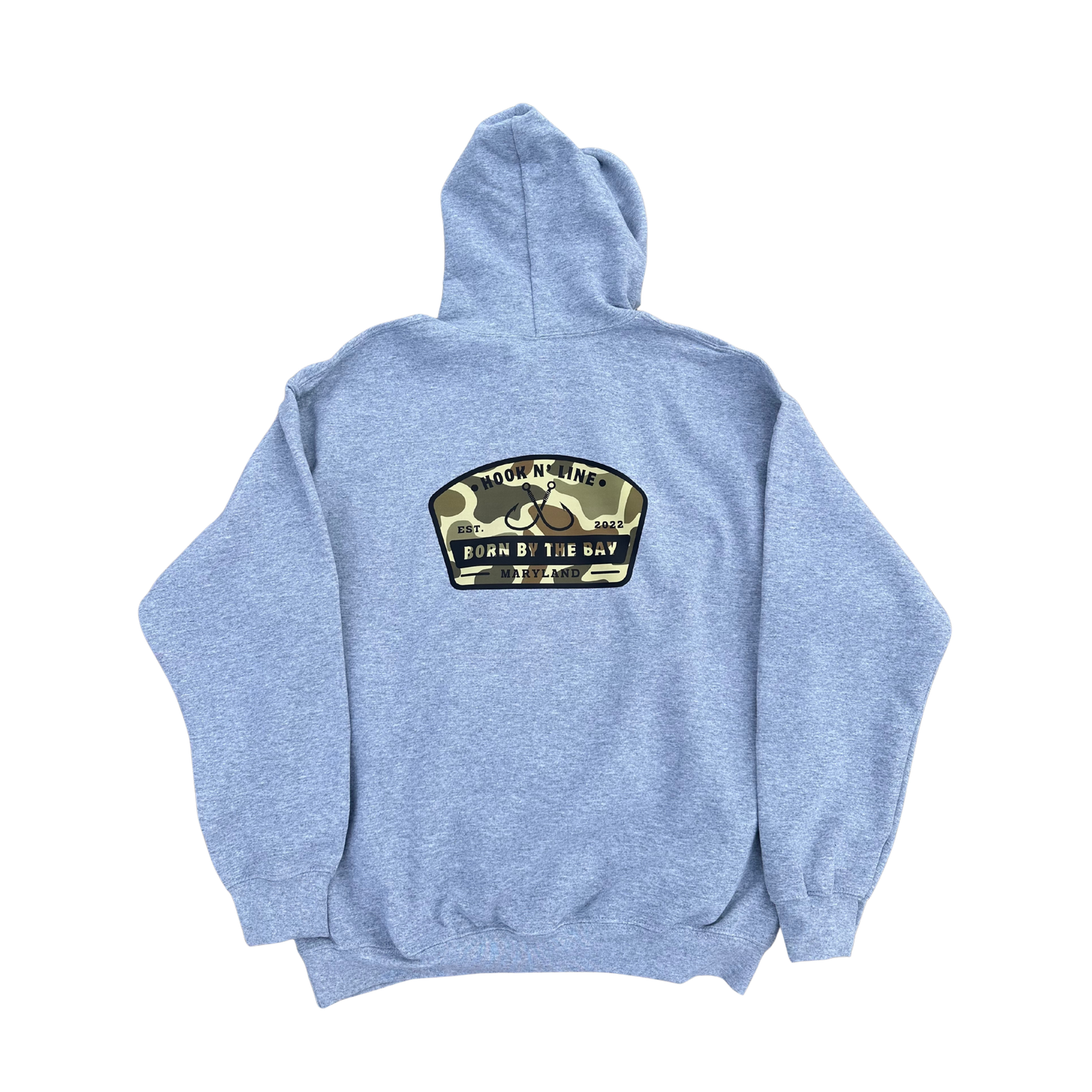 Camo "Hook N' Line" Hoodie