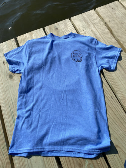 Fishing Rod Tee I Carolina Blue